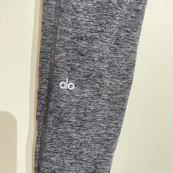 Alo Yoga High Waisted Lounge Legging - Dark Heather Grey Women's Size M - Picture 7 of 9